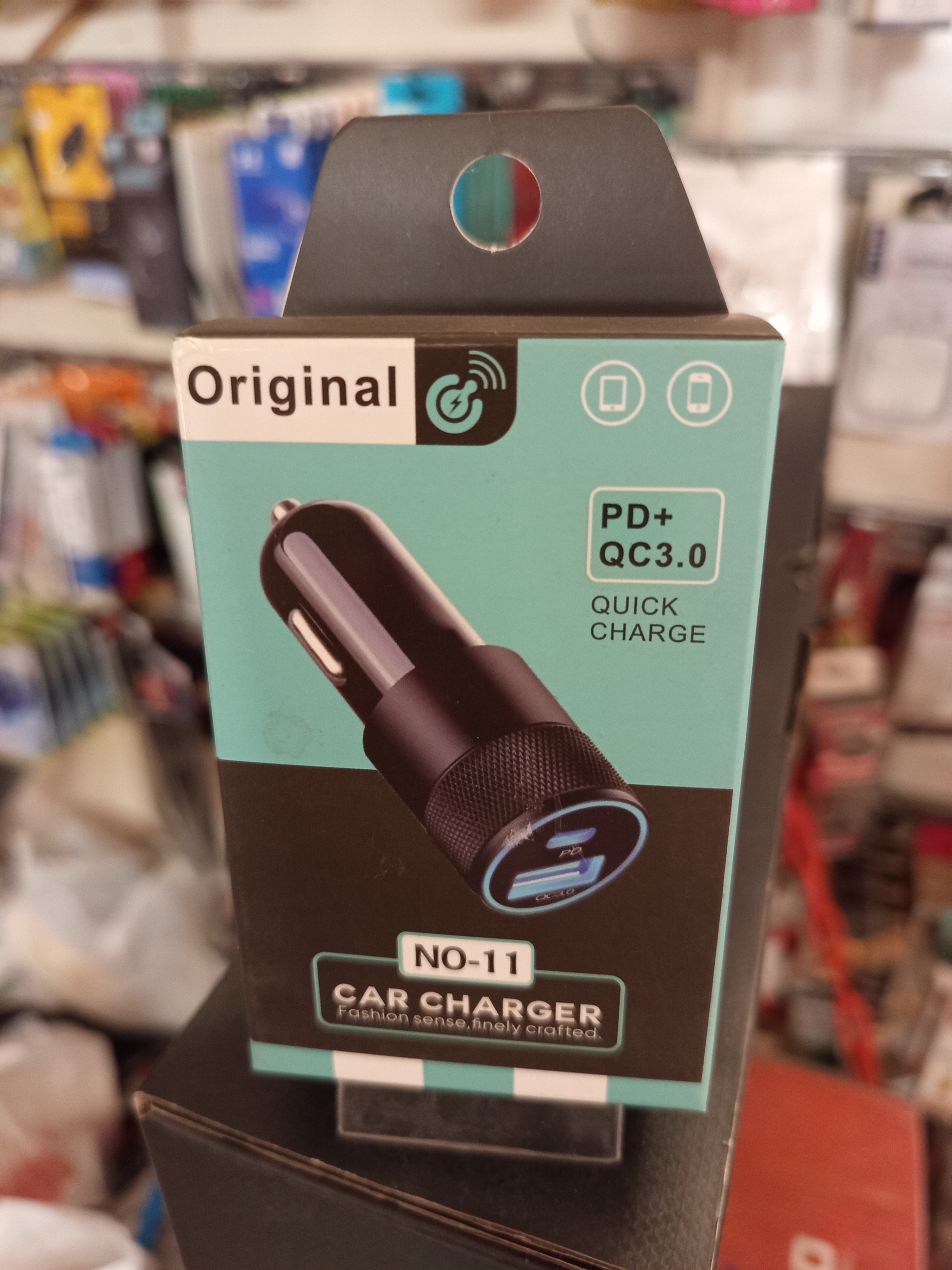 شارژر فندکی دو پورت USb , type C